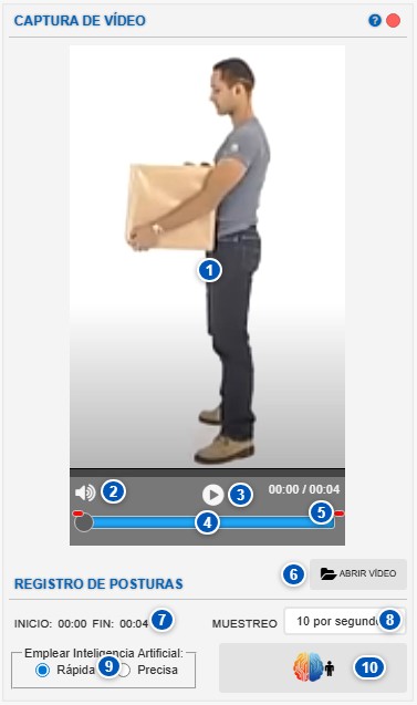 Cuadro Captura de vídeo