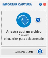 Cuadro Importar captura