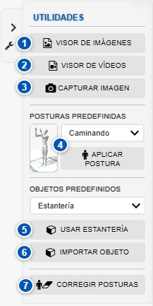 Panel de utilidades