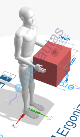 References for width, height, and depth in load handling in MMC-ISO